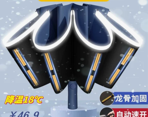 24骨反光伴手礼盒装抗强风可降温18℃靓车...