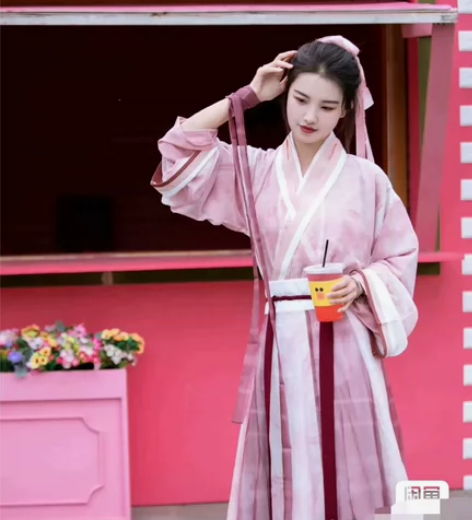 【舒荷】梨花渡原创汉服女晋制交领齐腰十二破...