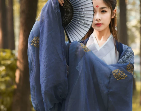 传统汉服男女款魏晋风大袖衫交领襦裙广袖齐腰...