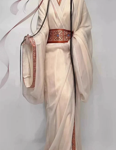 战国袍马山楚墓复原款直裾套装新中式2024...