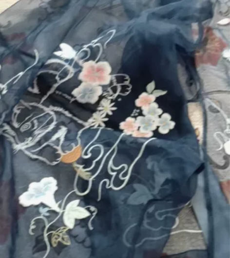 科幻寻景记【喵喵喵】原创齐腰齐胸套装对襟衫...