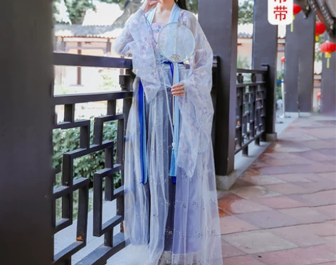 花神赋汉服女中国风古装学生日常齐腰齐胸襦裙...