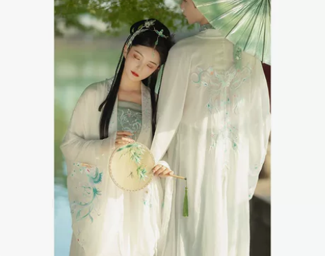 【子衿】花雨辞原创汉服正品交领齐腰襦裙秋季...