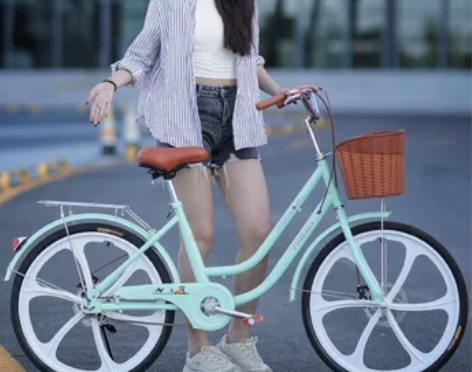 新款碟刹通勤自行车男女式成人上班中大学生休...