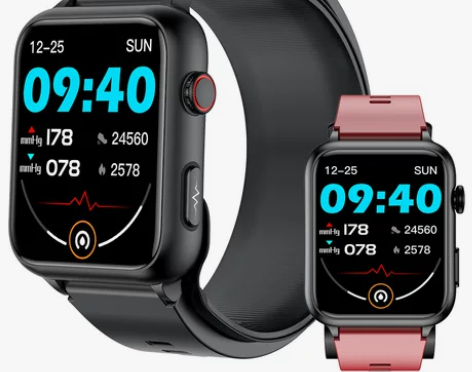 玖玖智能穿戴TK63气泵心电血氧血糖尿酸血...