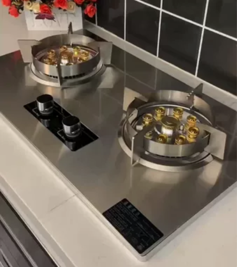 广东火王双九枪猛火灶铜灶头带定时功能价格美...