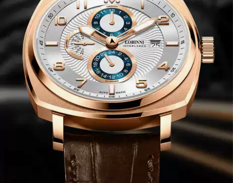 罗宾尼正品手表男表全自动商务休闲机械表防水...