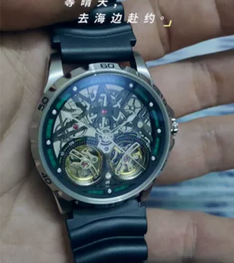 双陀飞轮自动机械表·双擒纵调速系统双摆轮全...