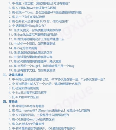 软件测试面试题+自我介绍##amp；amp...