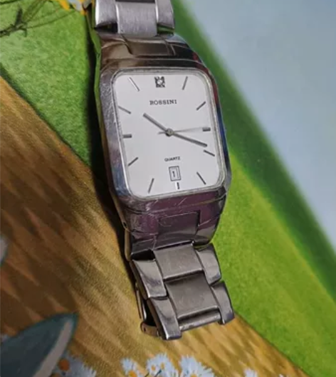 ROSSINI（罗西尼）超薄石英男表，走时...