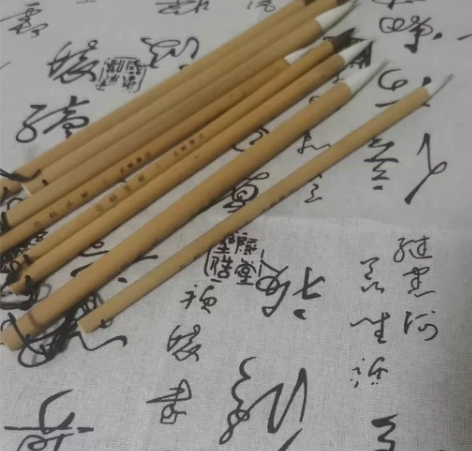 白云毛笔毛笔清库存白云兼毫羊毫狼毫，大中小...