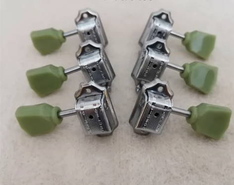 包邮全新复古款玉石旋钮琴头扭卷弦器Gibs...