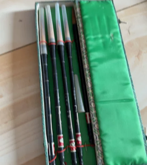 中国书画笔 便宜卖了，五支一套，善琏山羊牌...