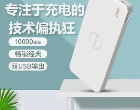 罗马仕充电宝10000毫安超大容量移动电源...