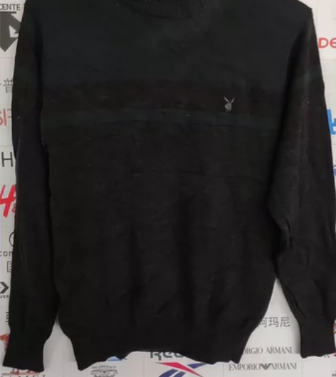 花花公子经典款男士羊毛衫 胸围49衣长66...