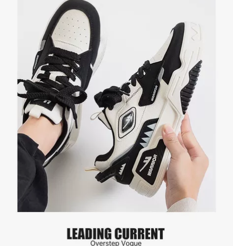 回力厚底板鞋男2024夏季新款男鞋低帮厚底...