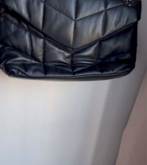 绵羊皮 女包 菱格链条单肩包 全新，买来后...