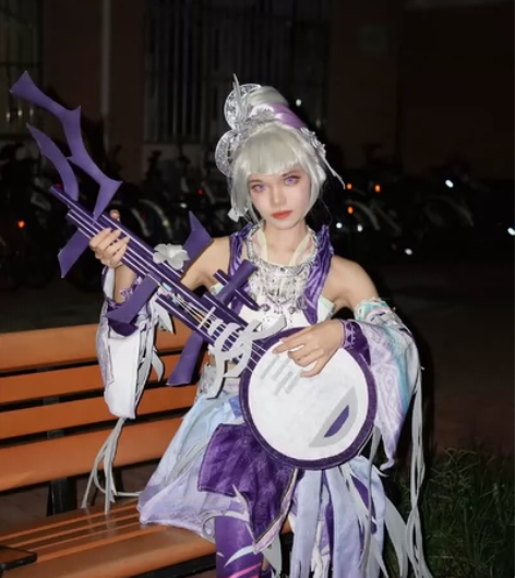 出杨玉环银翎春语cos服  王者荣耀 全套...