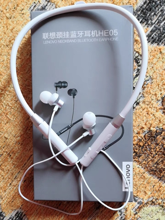 全新包邮 联想HE05无线蓝牙耳机双耳入耳...
