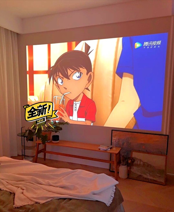 【实拍】8k投影仪家用极米坚果WiFi智 ...