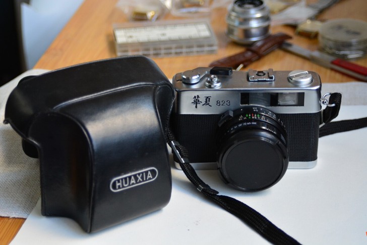 华夏823照相机 旁轴金属相机 胶卷相机 ...