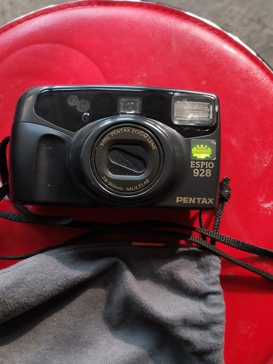 宾得胶片机ESPIO928，实物图，上面写...