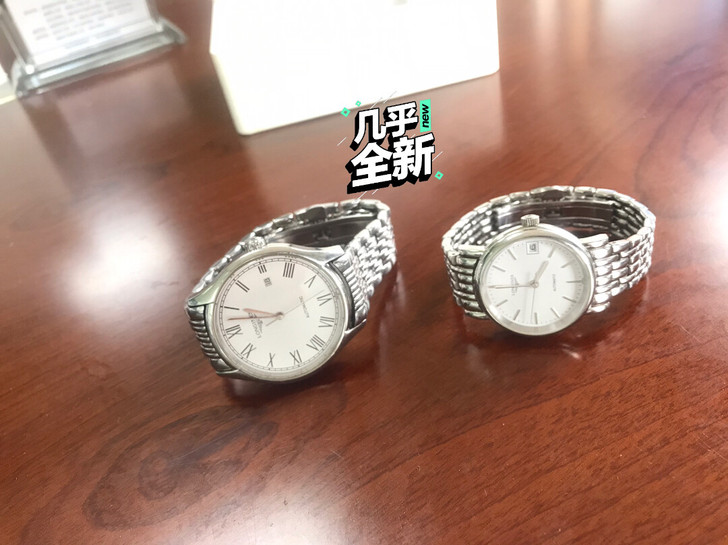 某瑞士**品牌,机芯杠杠的,机械手表一对,...