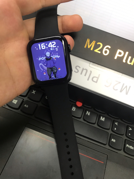 新款m26plus智能手表华强北太空人手表...