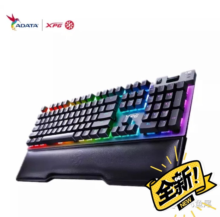 XPG召唤者 银轴机械键盘 全新未拆