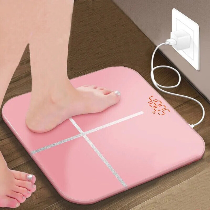 【清仓特卖】可充电USB电子秤精准家用健康...