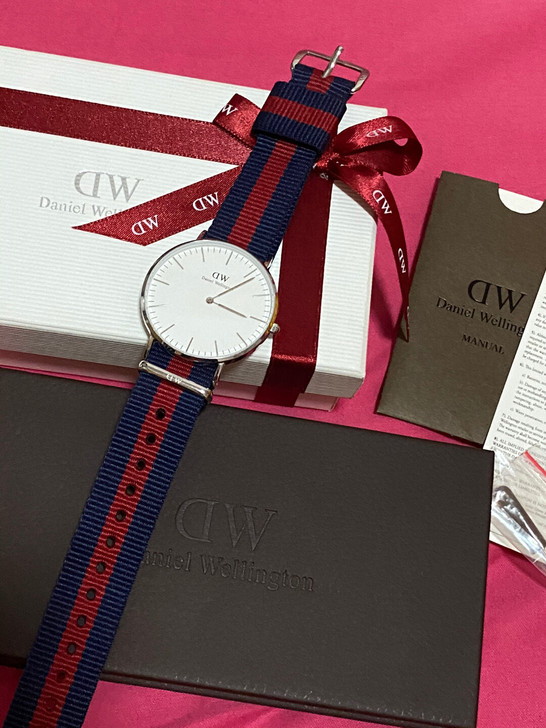 95新正品DW尼龙带手表可验
