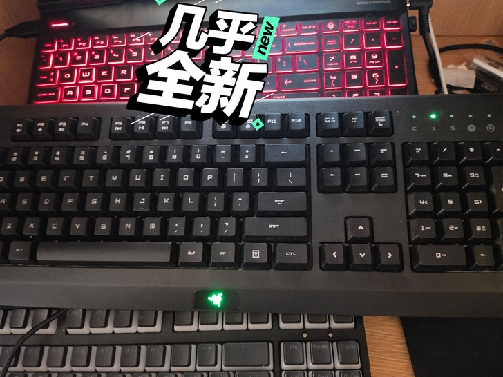 雷蛇薄膜键盘，成色不错，9新，无毛病，个人...