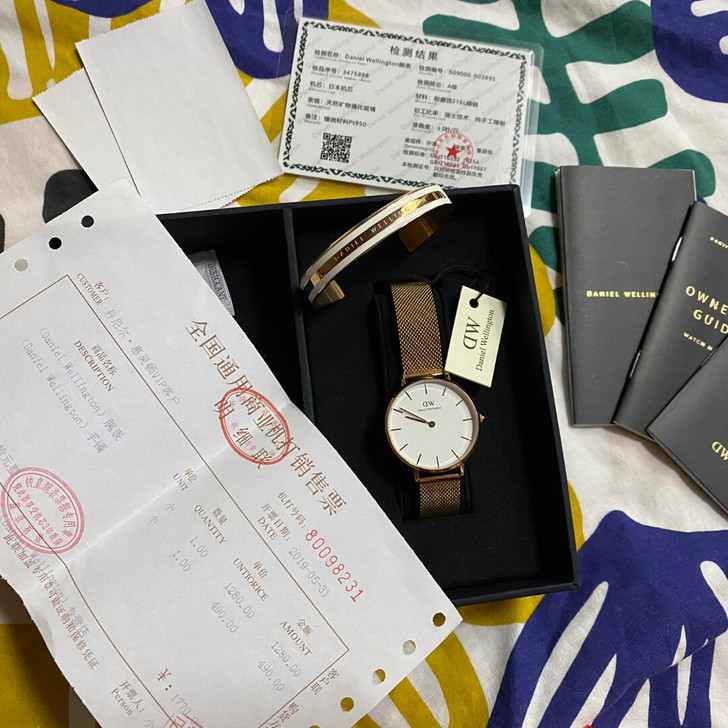 【闲置出】丹尼尔惠灵顿女士手表手镯