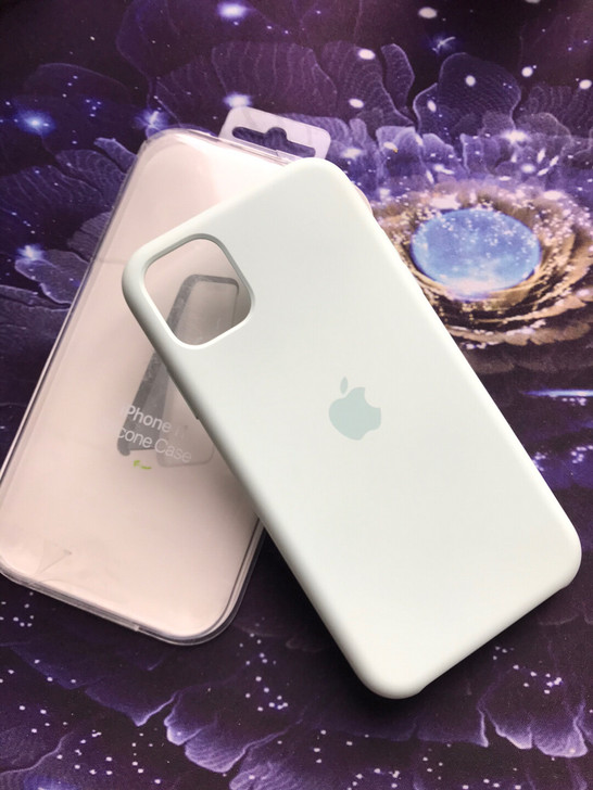 iphone11 硅胶保护壳 浪花绿色
