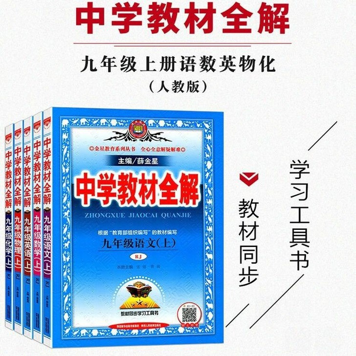 2021新版人教版中学教材全解初3九年级上...
