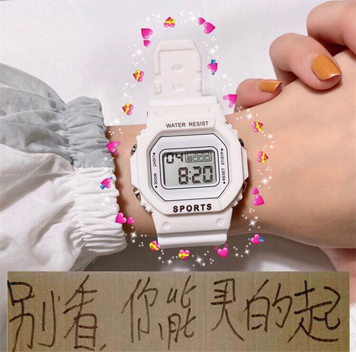 ins超火独角兽手表夜光时尚 情侣少女初中...