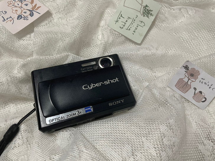 实价:稀有黑色索尼T1,老数码相机,CCD