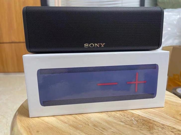 SONY 索尼 音箱双重低音应便携无线音箱...