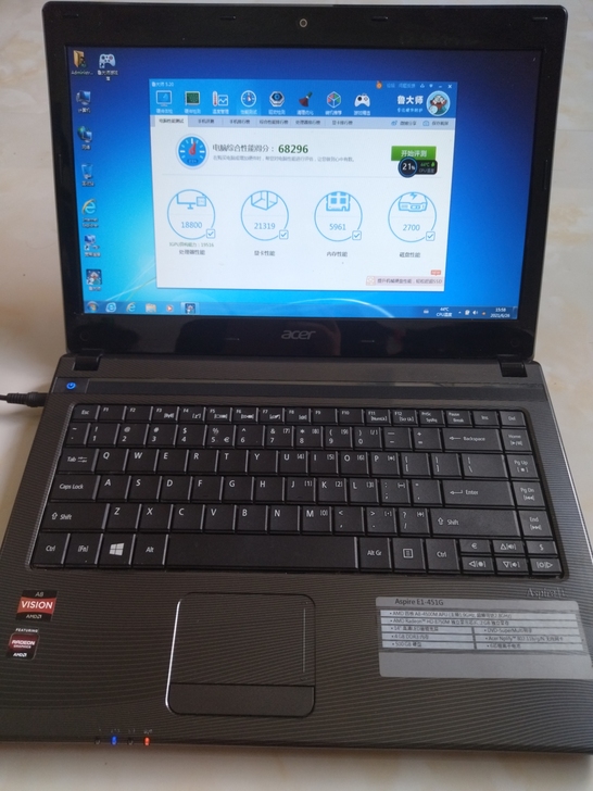 宏基E1-451G笔记本电脑，A8四核2G...