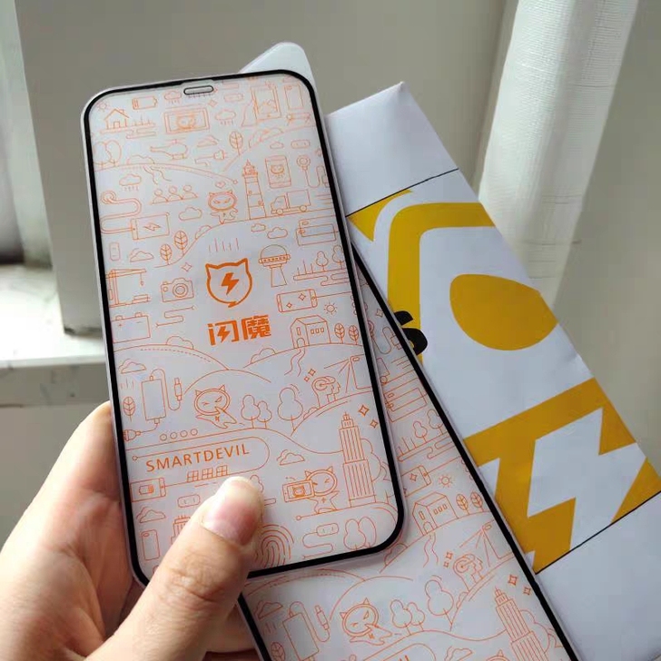 【包邮】闪魔钢化膜苹果全系列两片装！店铺促...