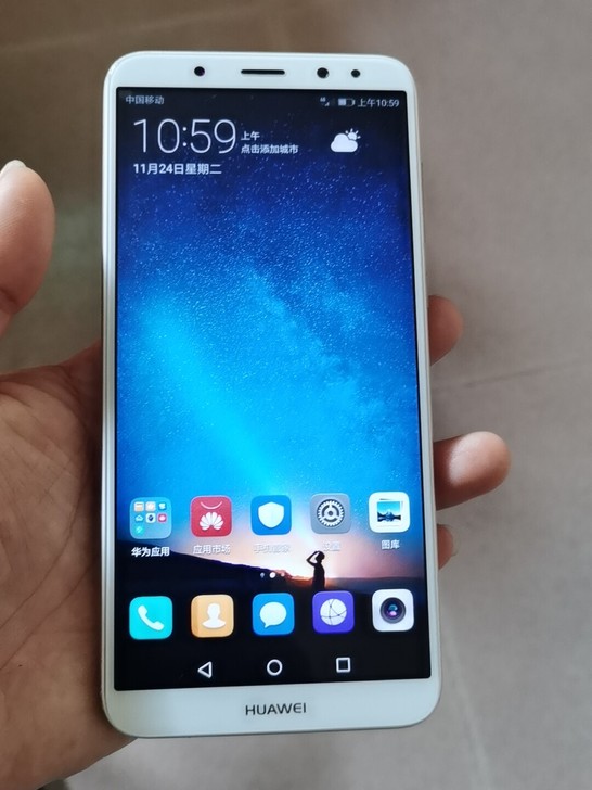 华为手机型号麦芒6内存4+64g功能正常左...