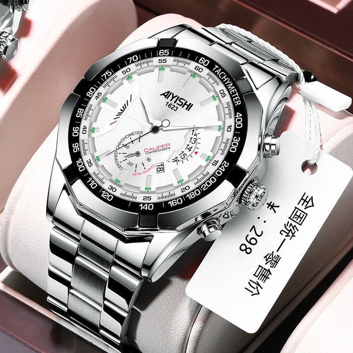 便宜包邮正品瑞士全自动非机械表日历潮流大表...