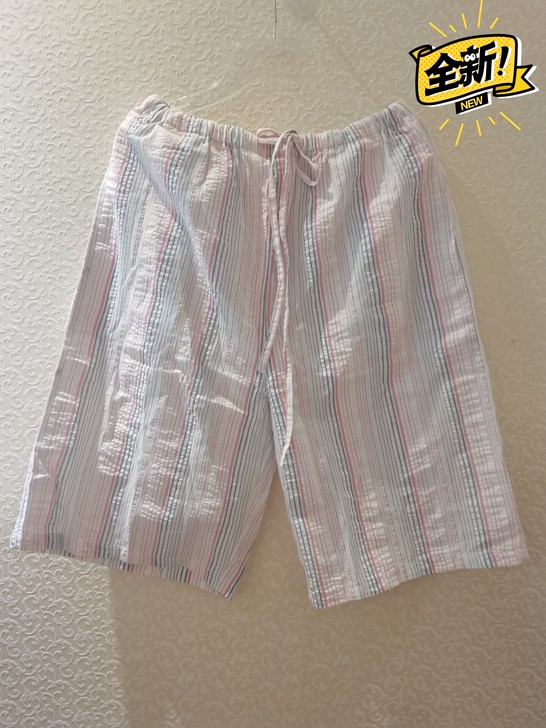 全新泡泡纱短裤L码150斤以内都可以穿