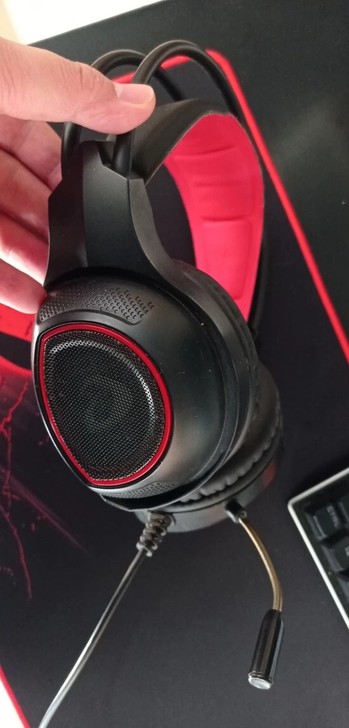 自用达尔优7.1声道耳机 长麦 听筒话筒全...