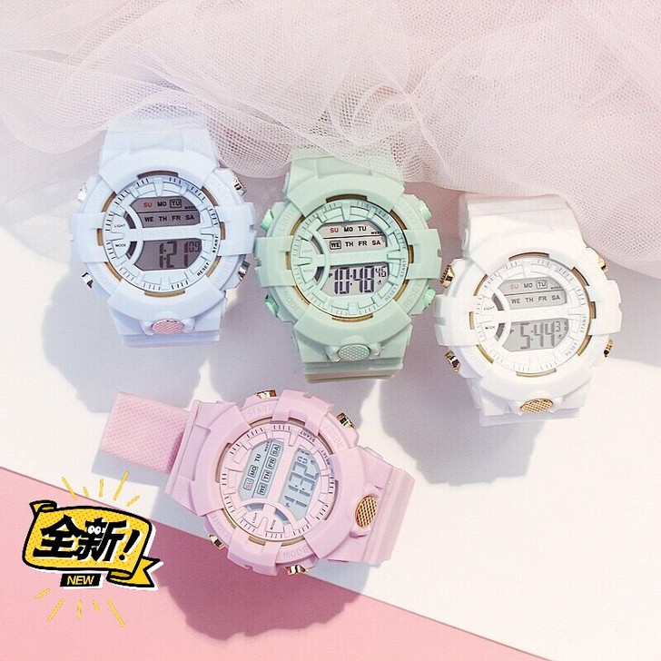 抹茶绿手表女ins风学生网红森系独角兽韩版...