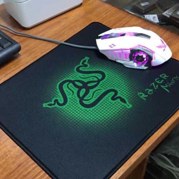 包邮！雷蛇鼠标垫，锁边，全新独立包装