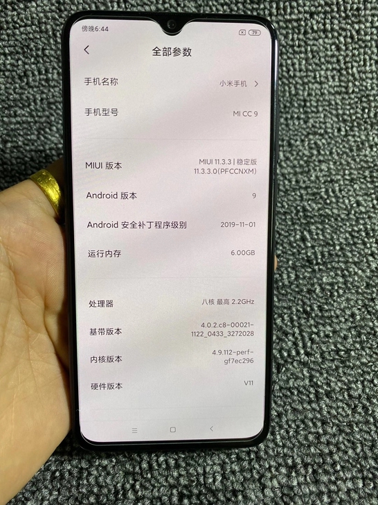 小米cc9     6+128