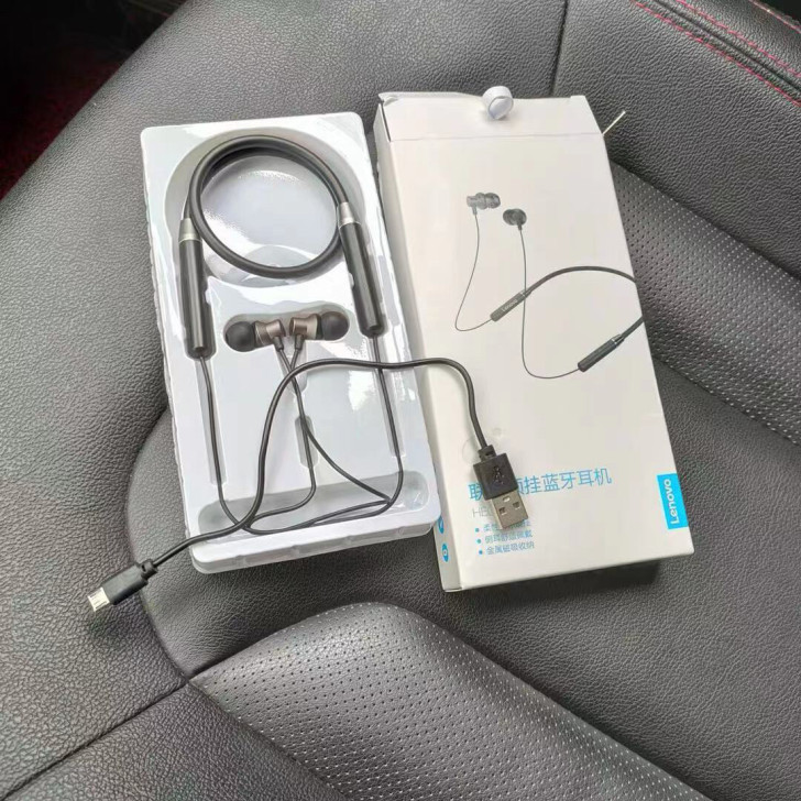 联想HE05无线蓝牙耳机颈挂脖式