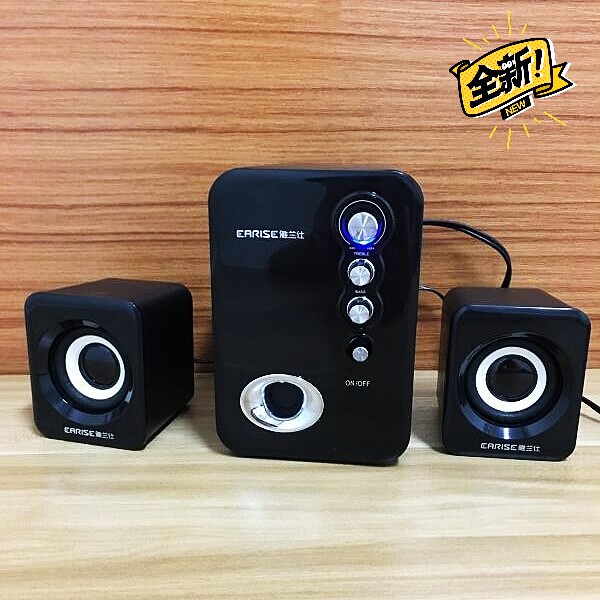 雅兰仕笔记本电脑音响迷你家用台式多媒体低音炮