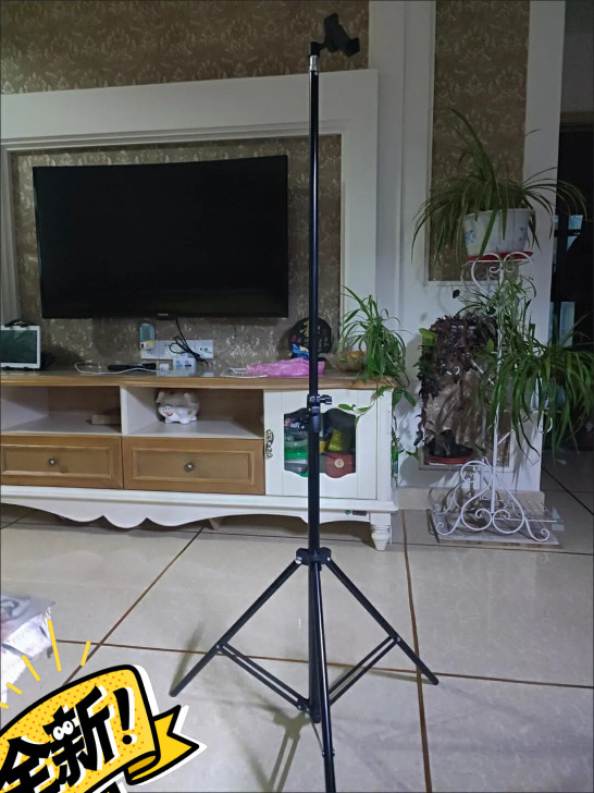 全新包邮  1.7米手机直播支架三脚架多功...